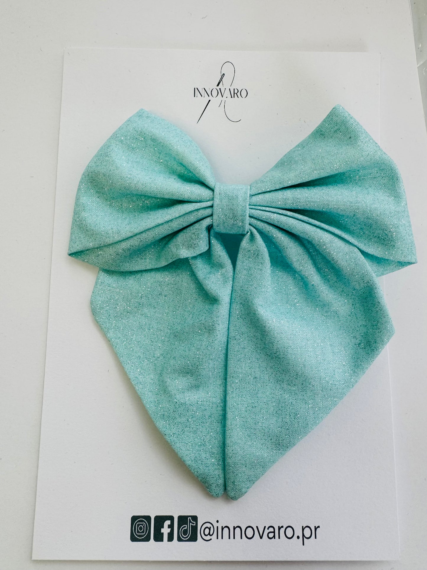 Bows - sparkle Turquoise