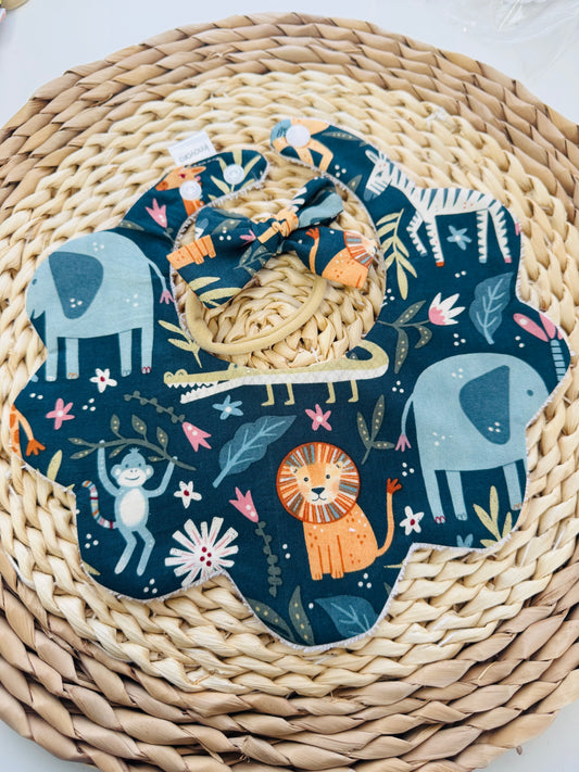 Babero Animalitos de Zoologico