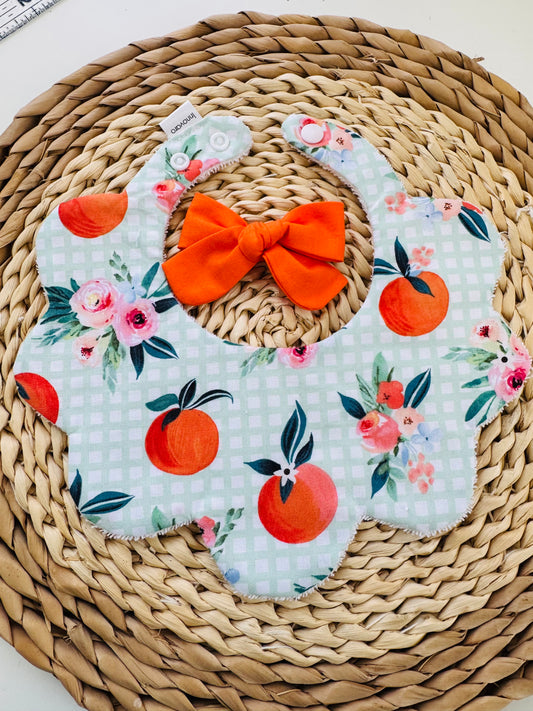 Babero Chinas y flores