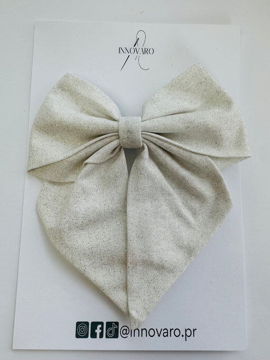 Bows - sparkle White